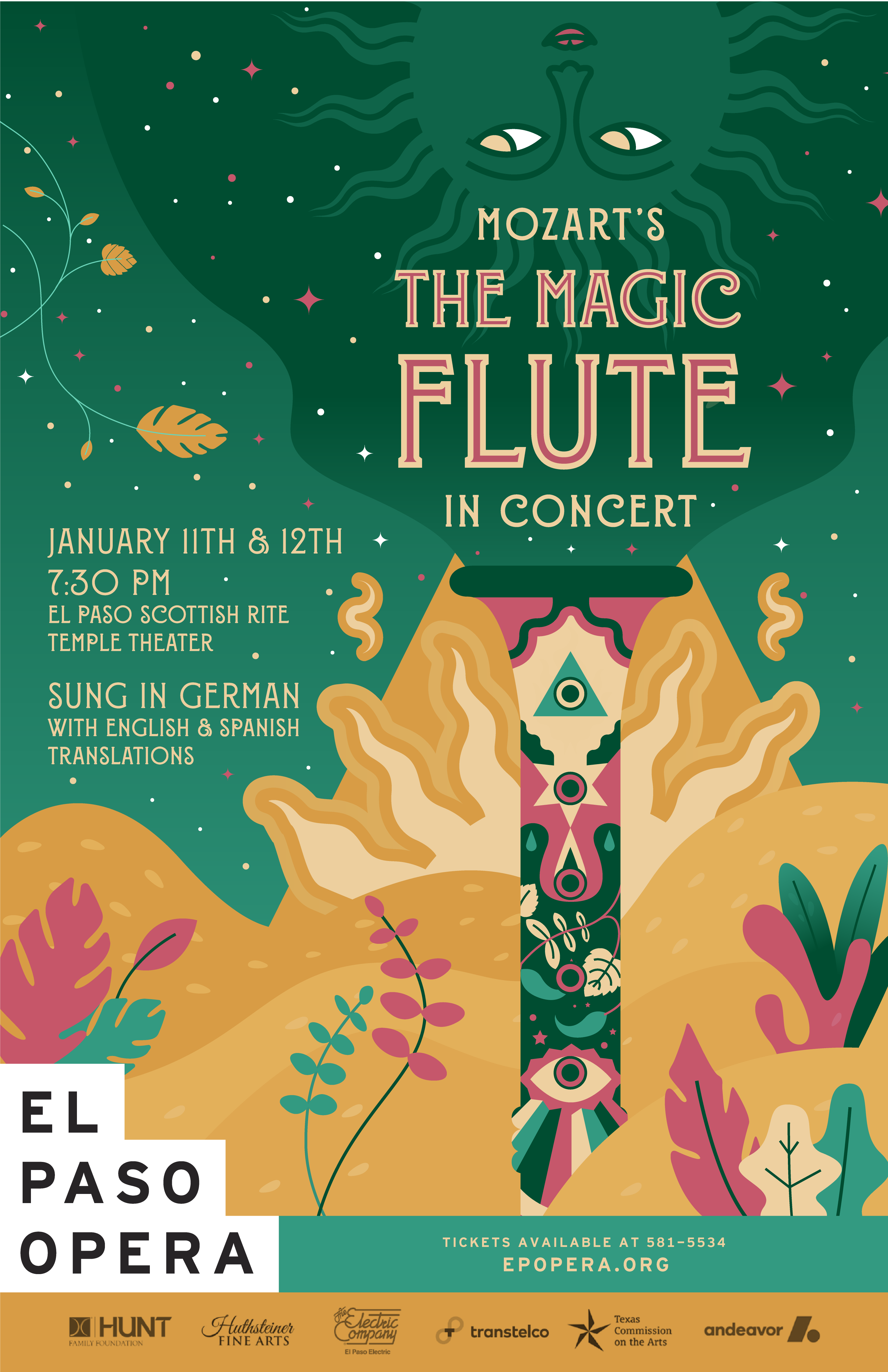 THE MAGIC FLUTE with El Paso Opera – 01/19
